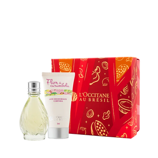 Combo Flor de Carambola: Leite Corporal e Deo Col&ocirc;nia 15ml